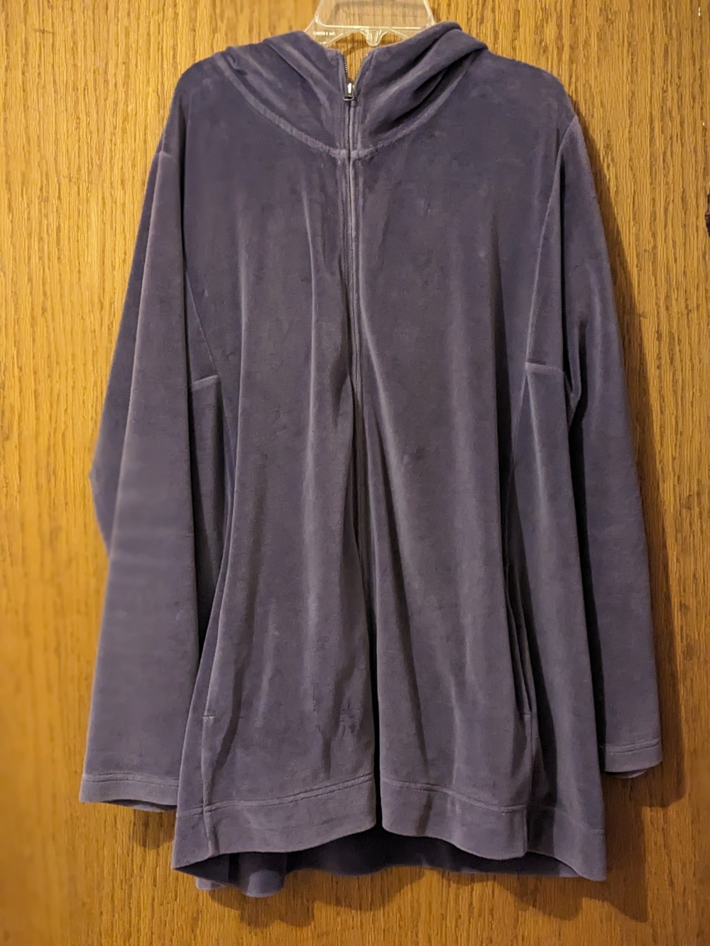 Pure Jill Velour Full Zip Hoodie